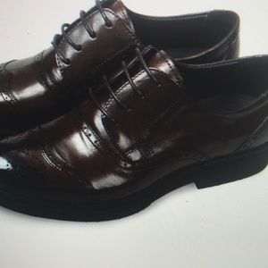 Men's shoes gentleman's head layer of cowhide